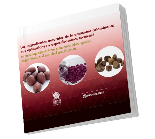 <p><b>Los ingredientes naturales de la amazonia colombiana: sus aplicaciones y especificaciones técnicas</b><br> Esta publicación recoge los resultados de la investigación científica realizada por el Instituto SINCHI, acerca de las propiedades físicas, químicas y de actividad biológica (cuyas metodologías son presentadas al final del presente documento), de algunos PFNM presentes en los bosques de la Amazonia colombiana y los ingredientes naturales ob-tenidos a partir de éstos. Tales ingredientes, junto a estrategias de manejo sostenible (planes de aprovechamiento), representan una opción para el desarrollo de alternativas productivas ambiental, económica y socialmente sostenibles, que propendan por el bienestar de las comunidades amazónicas y la conservación de su biodiversidad. </p>