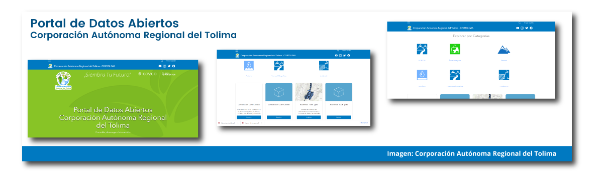 Portal de datos abiertos de Cortolima