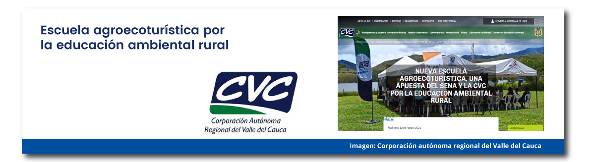 Nueva escuela agroecoturística, una apuesta del SENA y la CVC por la educación ambiental rural
