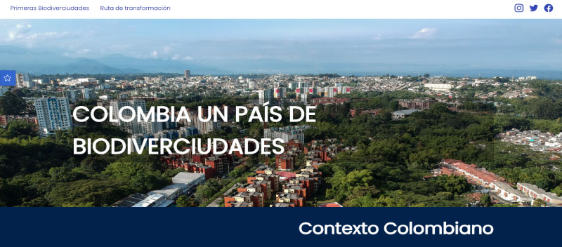 Colombia un País de BIODIVERCIUDADES