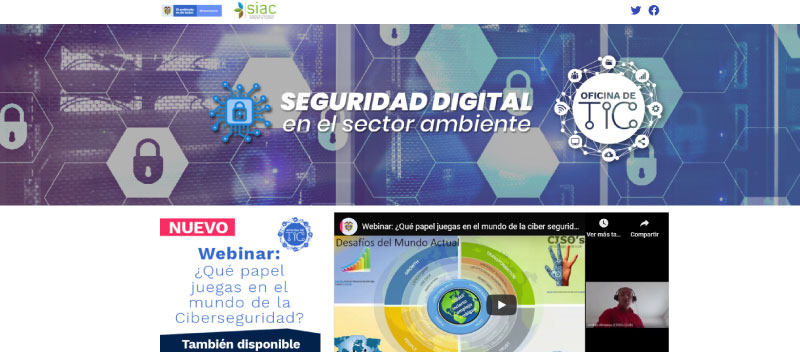 Seguridad digital en el sector ambiente